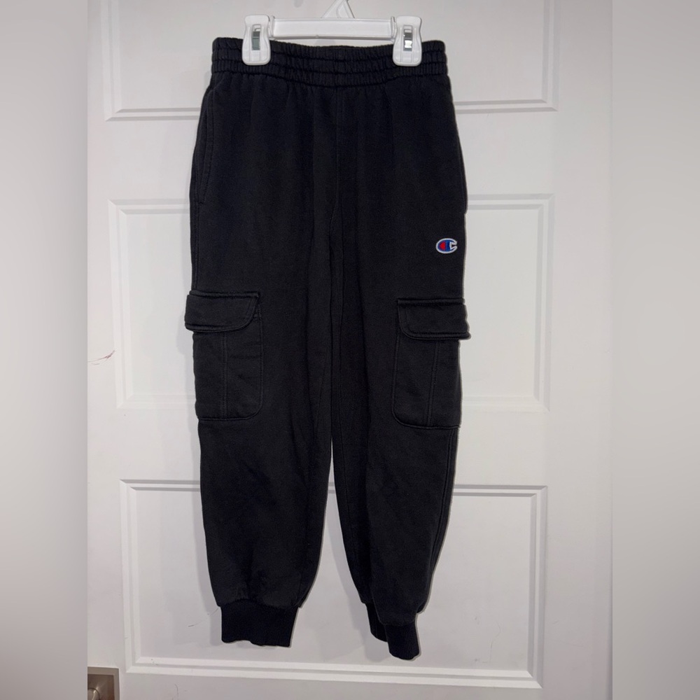 Champion Black Jogger Pants with Cargo Pockets